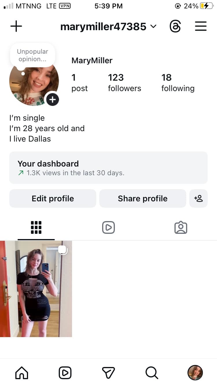 USA ๐บ๐ธ Instagram || 900-1k followers